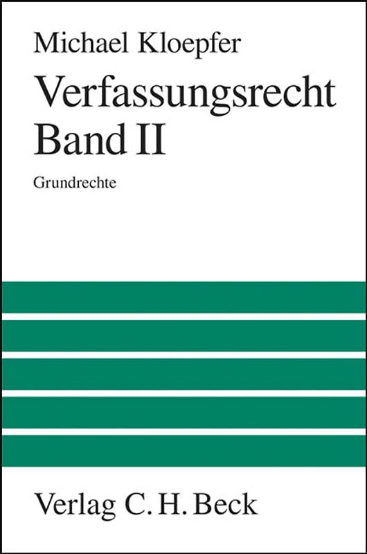 Verfassungsrecht Band II