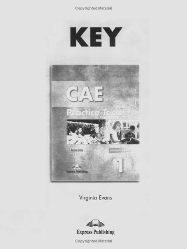 CAE Practice Tests 1 - Key