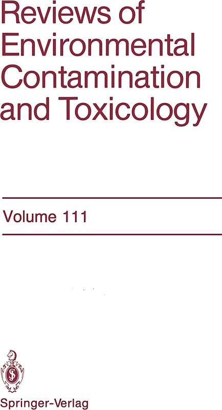 Reviews of Environmental Contamination and Toxicology