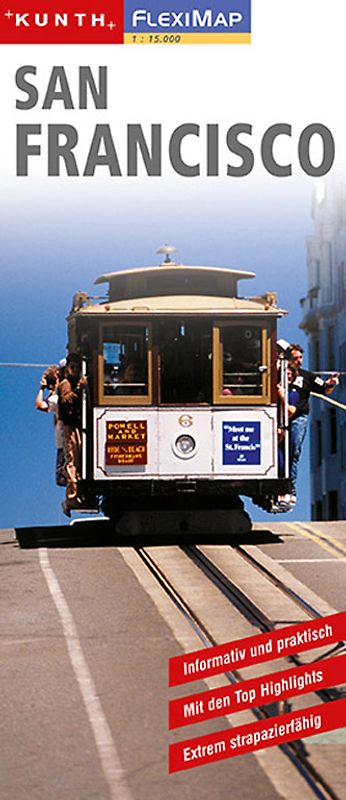 KUNTH FlexiMap San Francisco 1:15 000
