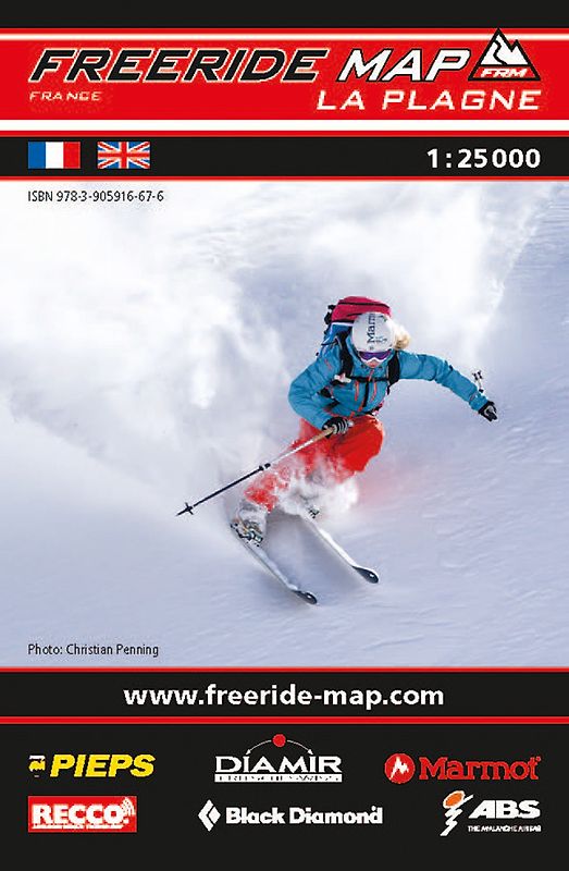 Freeride Map La Plagne