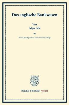 Das englische Bankwesen.