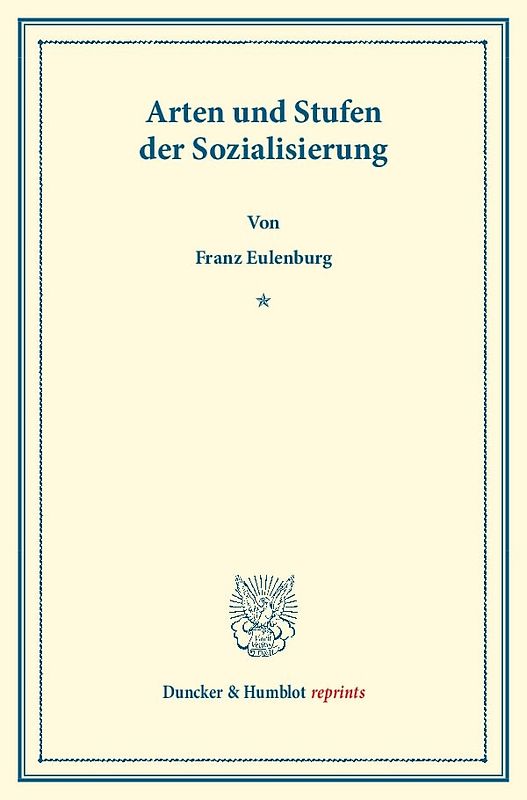 Arten und Stufen der Sozialisierung.