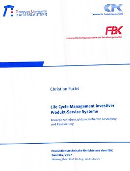 Life cycle management investiver Produkt-Service-Systeme