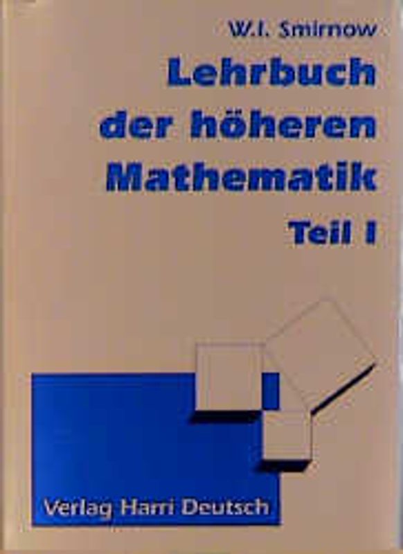 Lehrbuch der höheren Mathematik