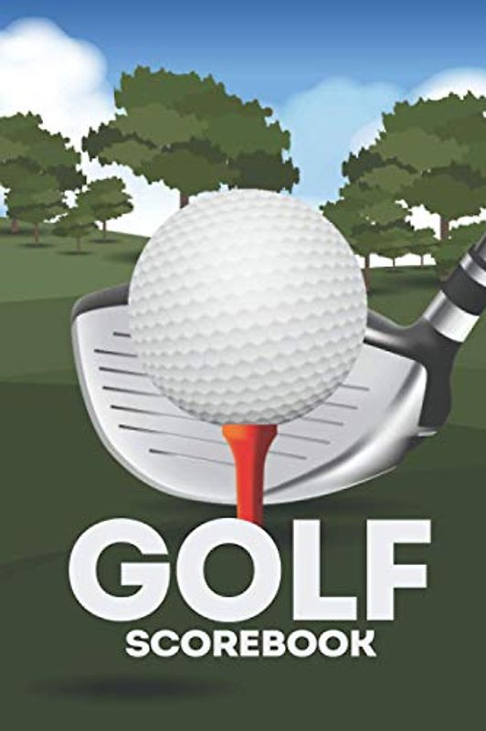 Golf Scorebook: Golf Zubehör I Golfspieler I Scorecard für Golfer I Golf spielen I Golfsports I Golfschläger Motiv I Golfbuch I Golflehrer Geschenk I DIN A5 I Golfspiel