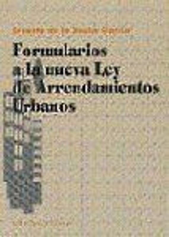 Formularios a la nueva Ley de arrendamientos urbanos