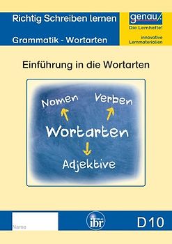 D10 - Grammatik - Einführung in die Wortarten