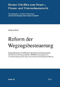 Reform der Wegzugsbesteuerung