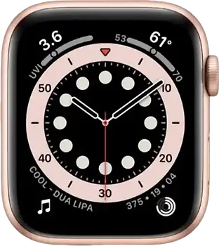 Apple Watch Series 6 44 mm Boîtier aluminium or [Wi-Fi]