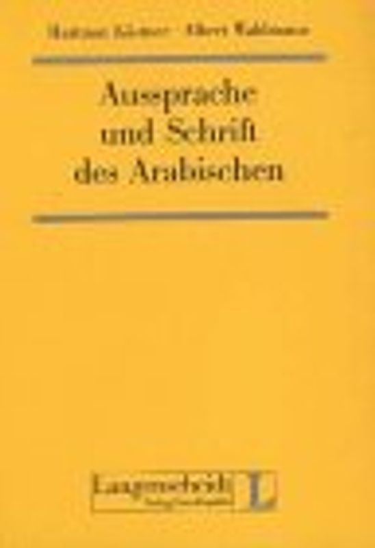 Aussprache und Schrift des Arabischen