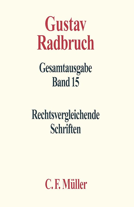 Gustav Radbruch Gesamtausgabe