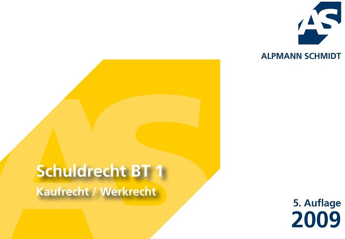 Alpmann Cards Schuldrecht BT 1