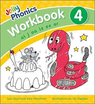 Jolly Phonics Workbook 4: in Precursive Letters (British English edition) (Jolly Phonics Workbooks, set of 1–7)