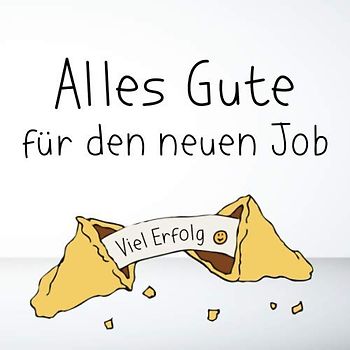 Viel Erfolg - Alles Gute für den neuen Job: Geschenk zum Jobwechsel / Berufseinstieg, für Kollegen, Familie, Freunde, leeres Buch zum Eintragen und Selbstgestalten