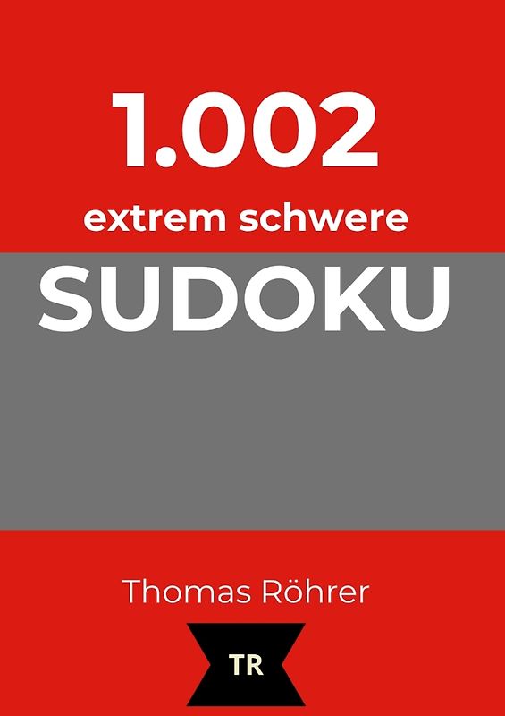 1.002er Sudoku extrem schwer