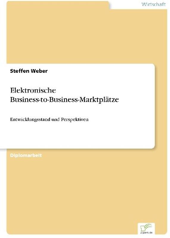 Elektronische Business-to-Business-Marktplätze