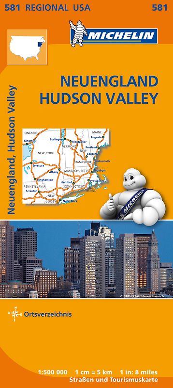 Michelin Neuengland, Hudson Valley