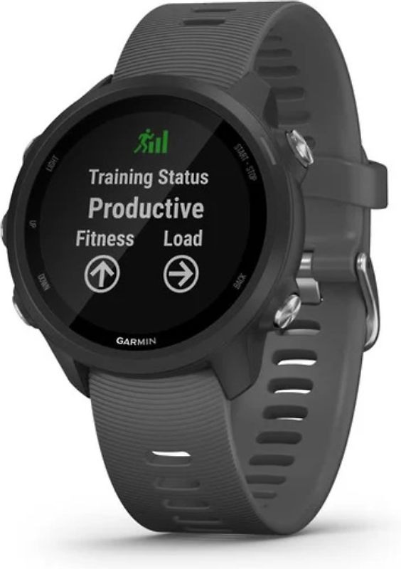 Garmin Forerunner 245 grigio con cinturino sport grigio