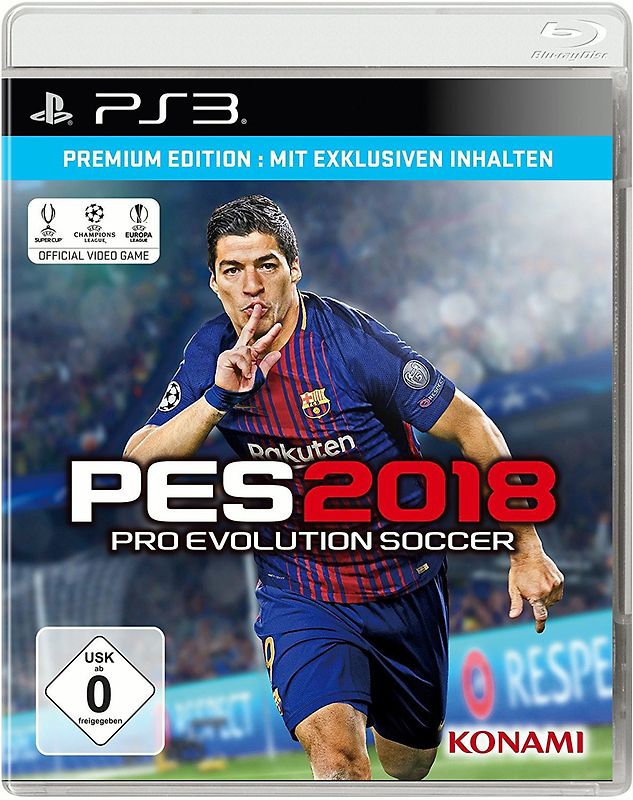 PES 2018 [Premium Edition, CH Import] PlayStation 3