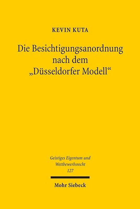 Die Besichtigungsanordnung nach dem "Düsseldorfer Modell"