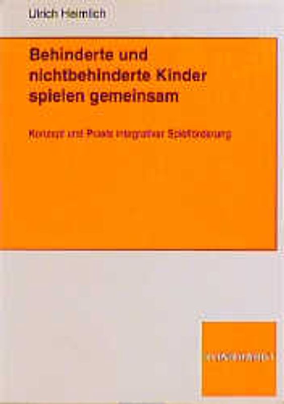 Behinderte und nichtbehinderte Kinder spielen gemeinsam