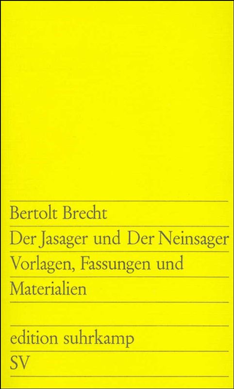 Der Jasager und Der Neinsager