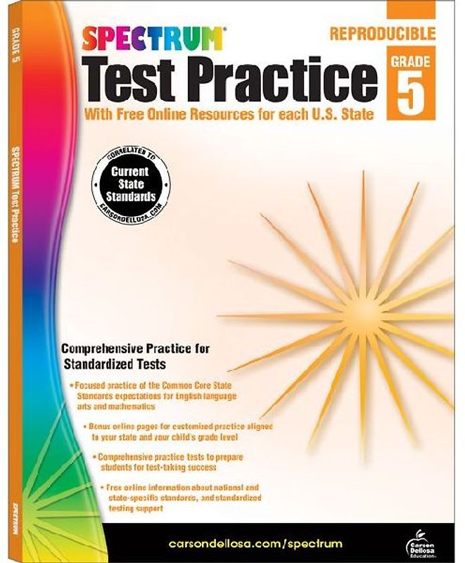 Spectrum Test Practice, Grade 5