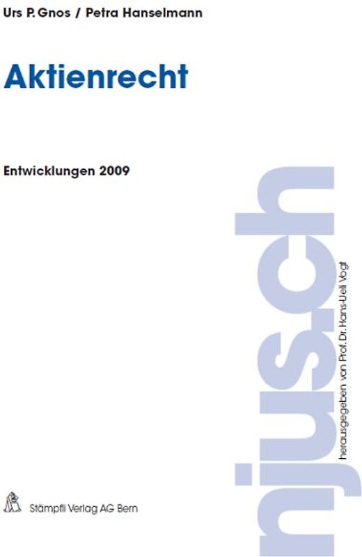 Aktienrecht, Entwicklungen 2009