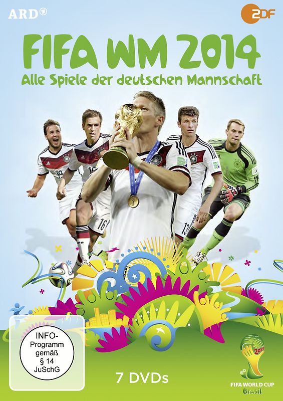 FIFA WM 2014 - Alle Spiele der deutschen Mannschaft [7 DVDs] DVD