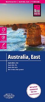 Reise Know-How Landkarte Australien, Ost / Australia, East (1:1.800.000)