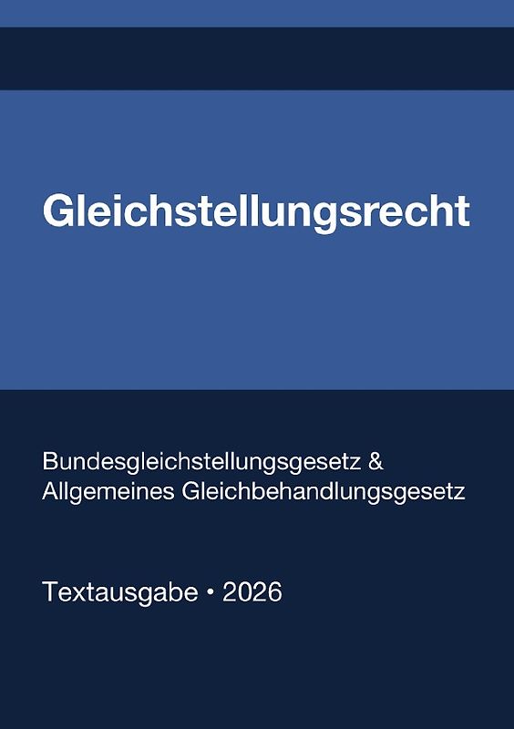 Gleichstellungsrecht 2026