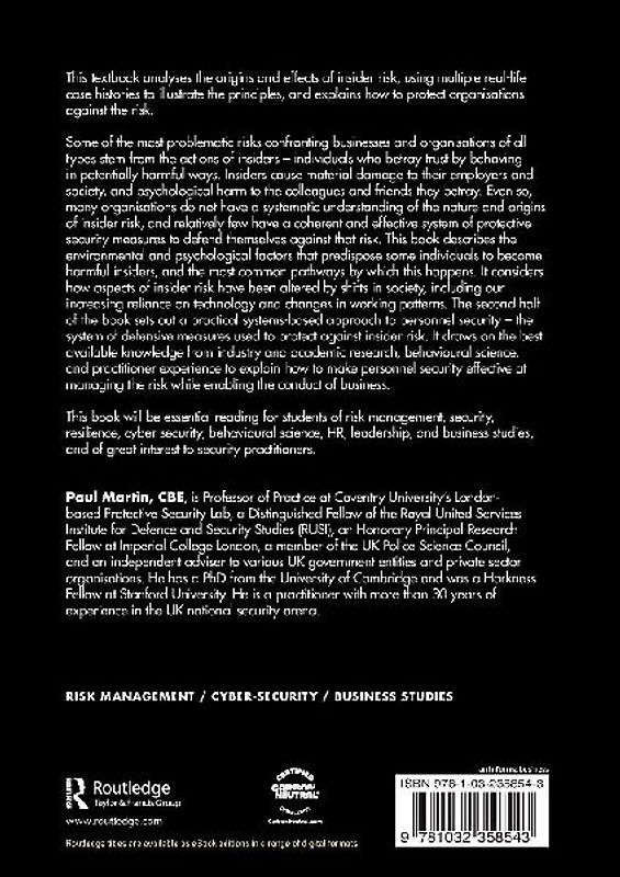 Insider Risk and Personnel Security