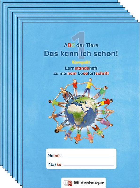 ABC der Tiere 1 – Das kann ich schon! Kompakt – Lernstandsheft zu meinem Lesefortschritt, VPE 10