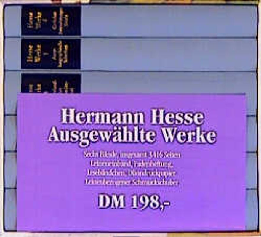 Ausgewählte Werke in sechs Bänden