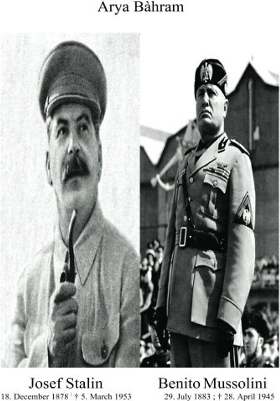 Josef Stalin Benito Mussolini