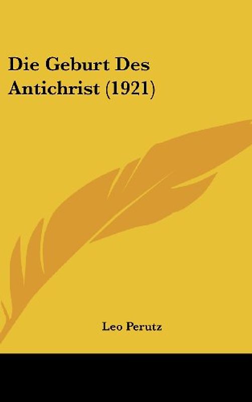 Die Geburt Des Antichrist (1921)