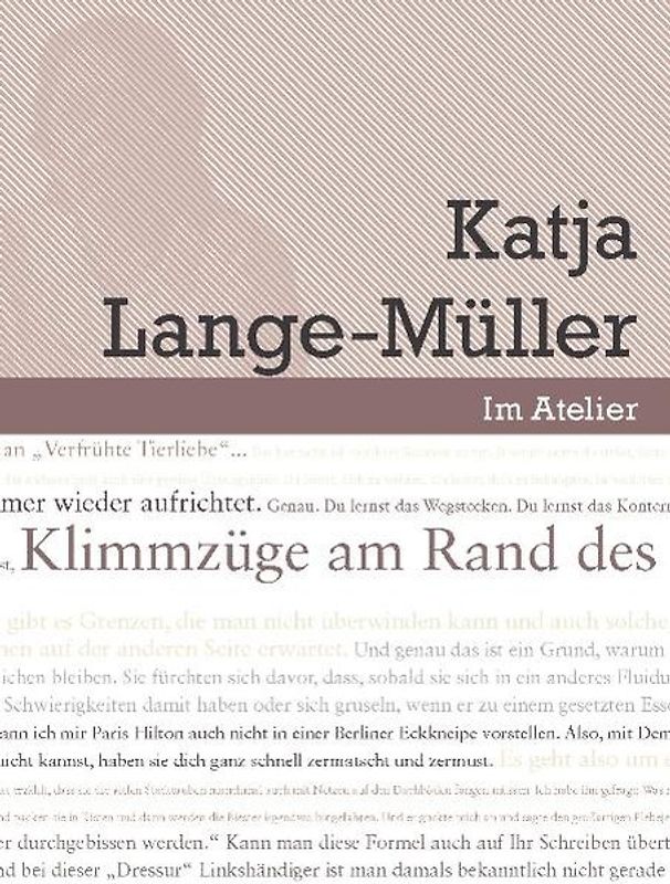 Im Atelier. Beiträge zur Poetik der Gegenwartsliteratur 07/08 / Klimmzüge am Rand des eigenen Horizonts