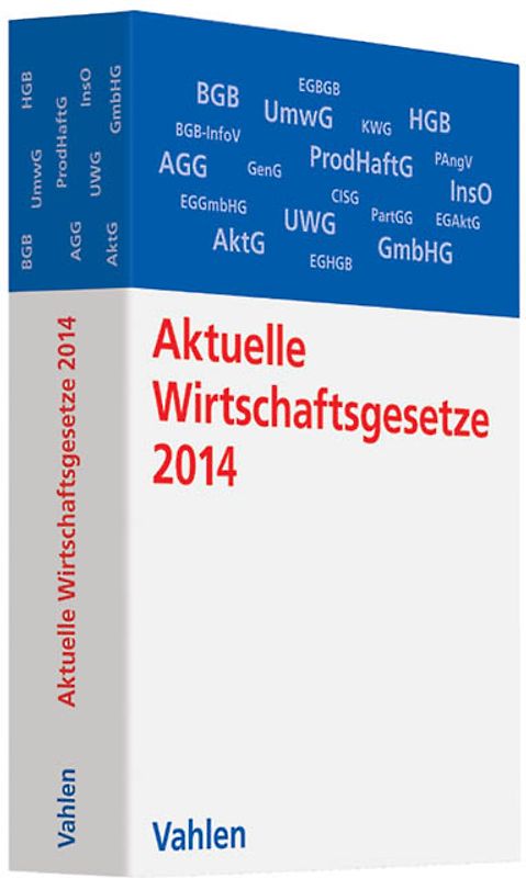 Aktuelle Wirtschaftsgesetze 2014