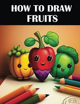 How To draw Fruits: Fruits Activity Book | A Step-by-Step Guide for Beginners
