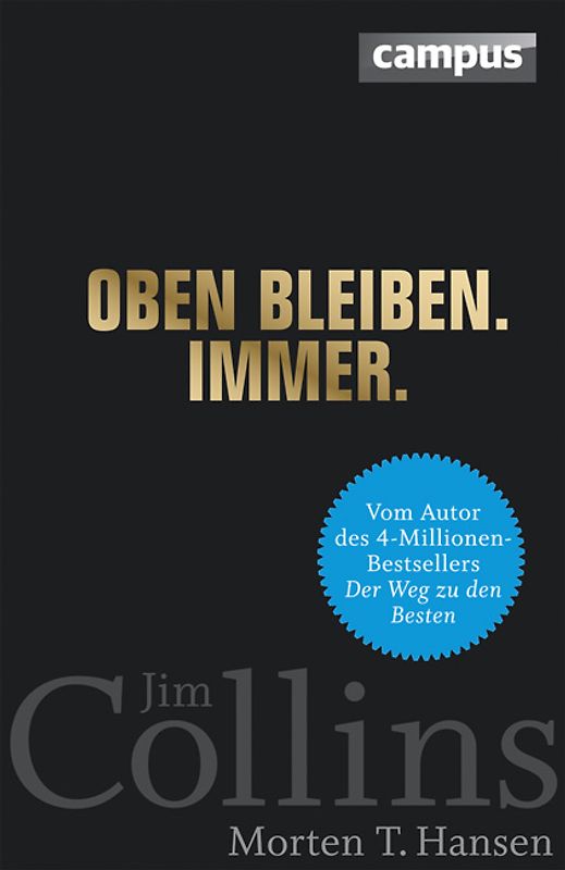 Oben bleiben. Immer