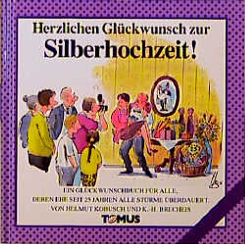 Herzlichen Glückwunsch zur Silberhochzeit!