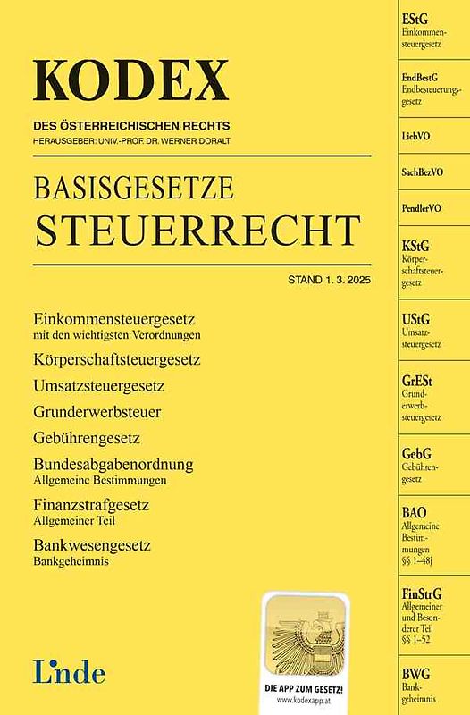 KODEX Basisgesetze Steuerrecht