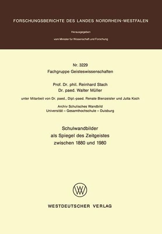 Schulwandbilder als Spiegel des Zeitgeistes zwischen 1880 und 1980