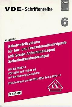 Kabelverteilsysteme für Ton- und Fernsehrundfunksignale (mit Antennenanlagen)