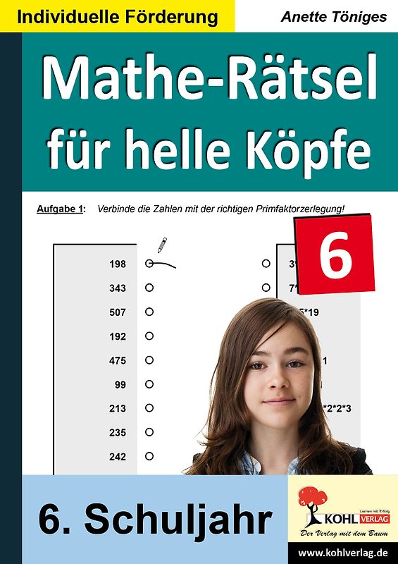 Mathe-Rätsel für helle Köpfe / Klasse 6