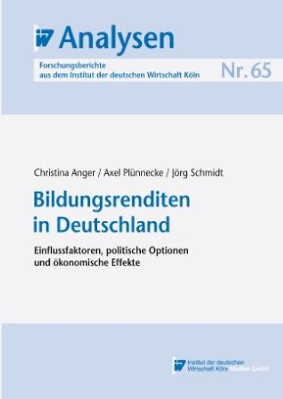 Bildungsrenditen in Deutschland