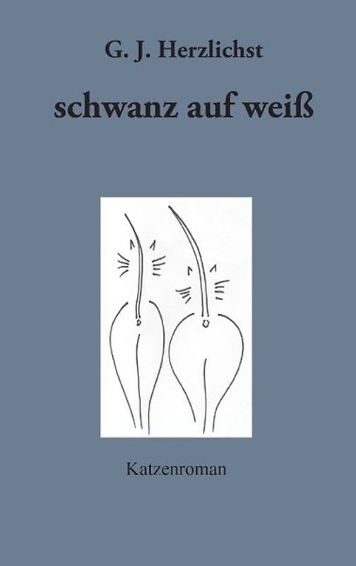 Schwanz auf weiß