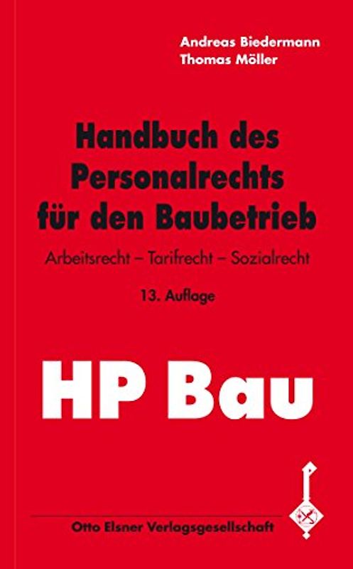 Handbuch des Personalrechts für den Baubetrieb