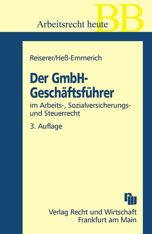 Der GmbH-Geschäftsführer